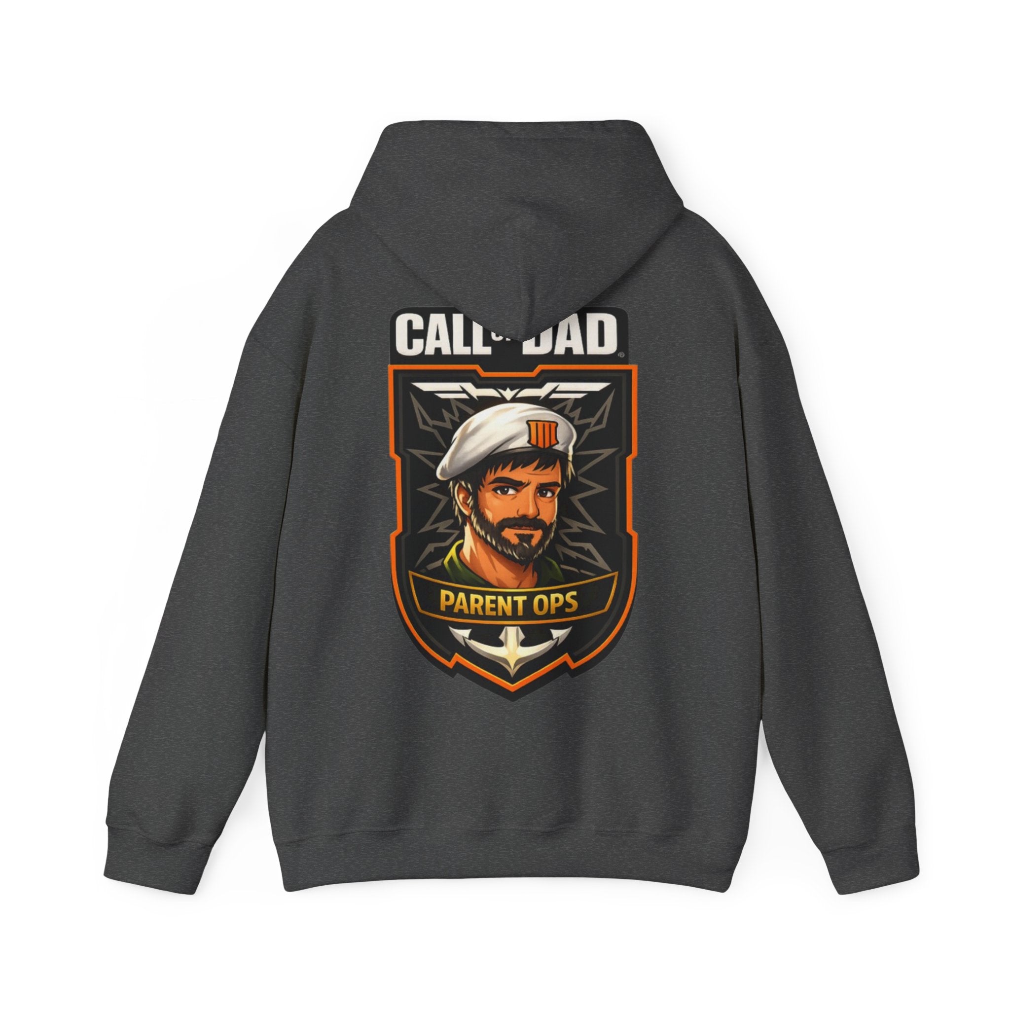 Adult Hoodie - "Call of Dad: Parent Ops" Tactical Gamer Hooded Sweatshirt