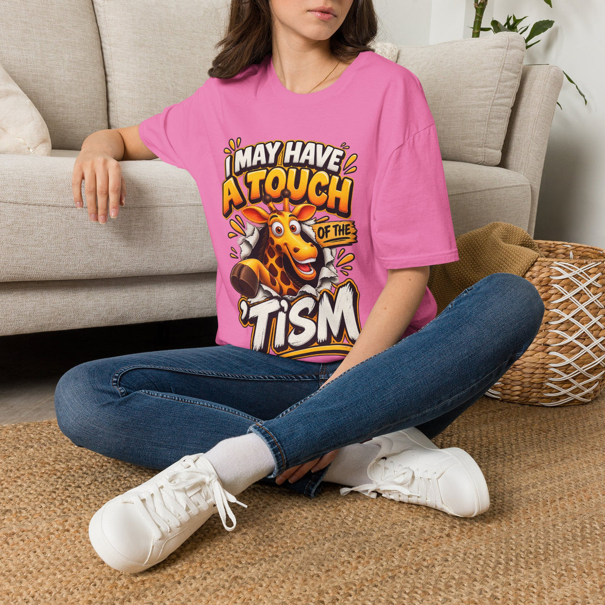 I May Have A Touch Of The Giraffe-Graphic Adult T-Shirt