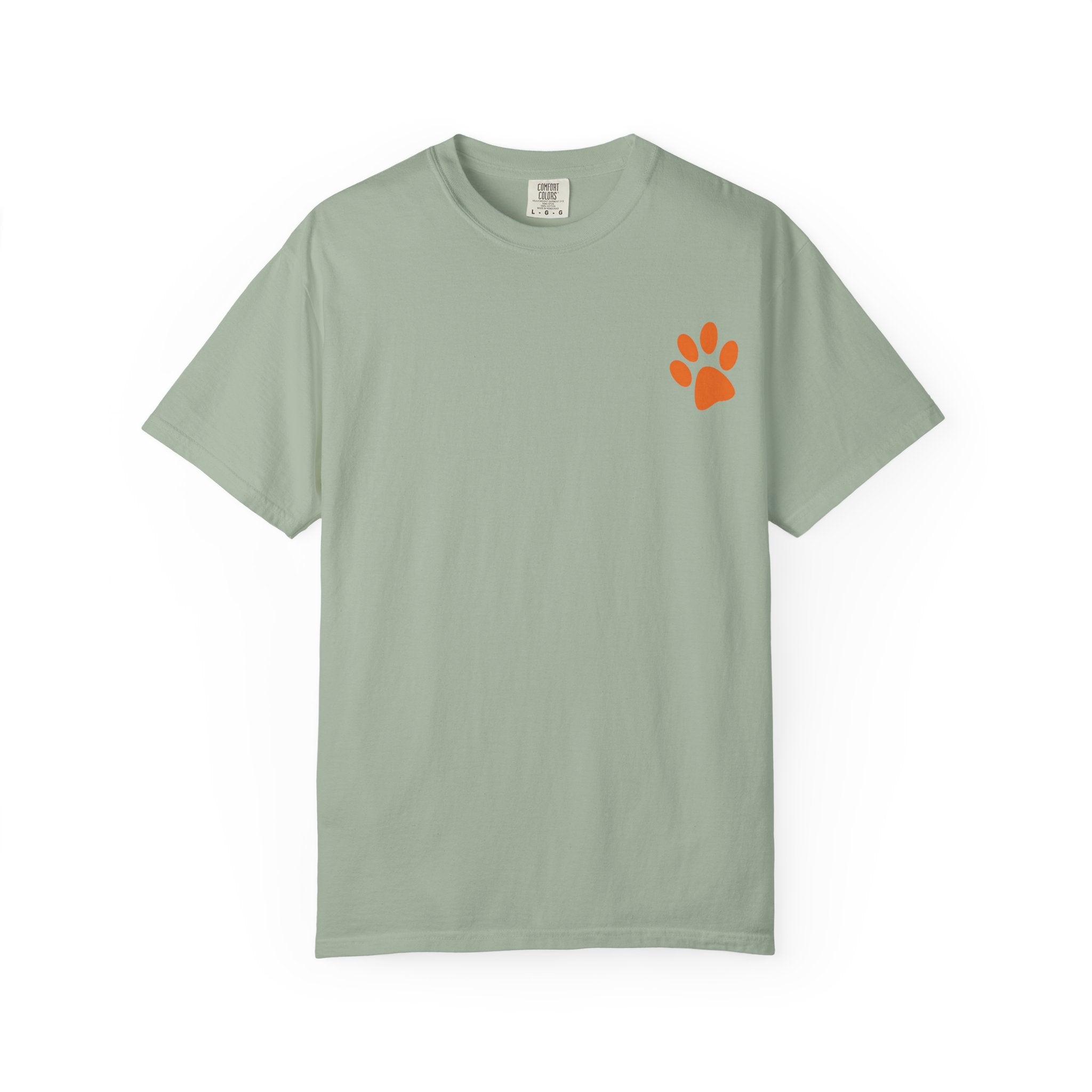 Bad Hair Day Puppy Adult T-Shirt | Paw Print Graphic