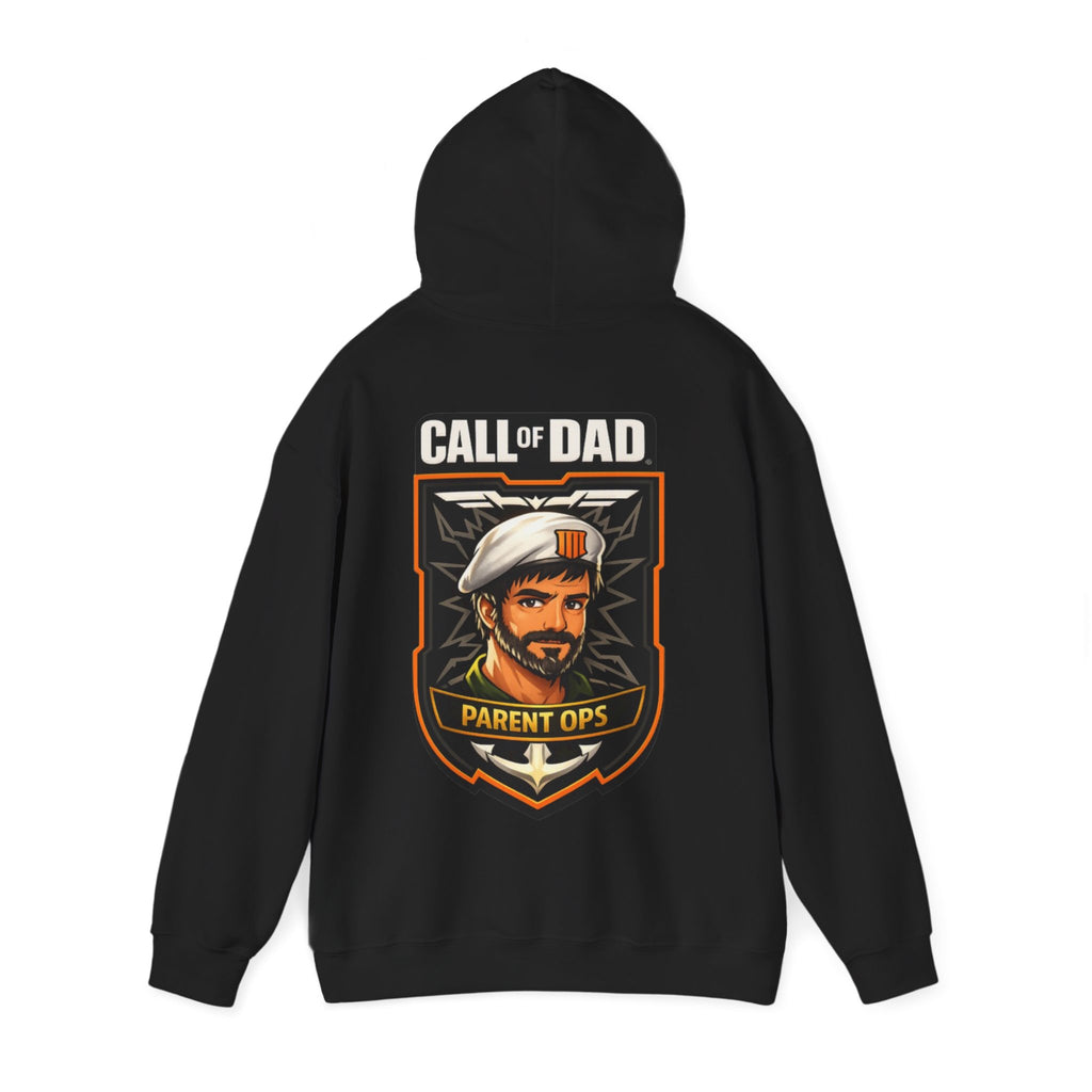 Adult Hoodie - "Call of Dad: Parent Ops" Tactical Gamer Hooded Sweatshirt