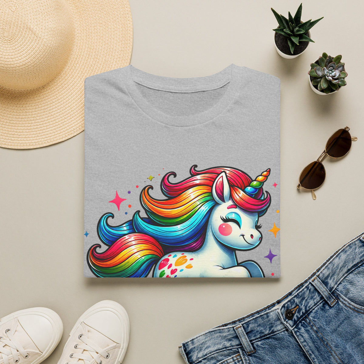 Funny Unicorn Chaser Adult T-Shirt — Rainbow Magical Unicorn Tee