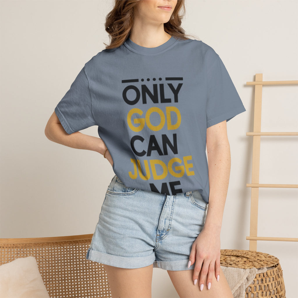 Only God Can Judge Me T-Shirt — Bold Faith Graphic Adult Tee