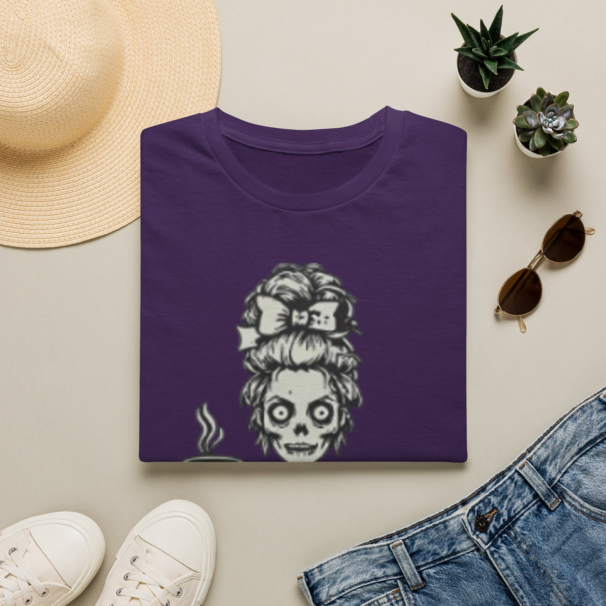 Mombie Adult T-Shirt — Cute Spooky Mom Graphic Tee ("Mommy")