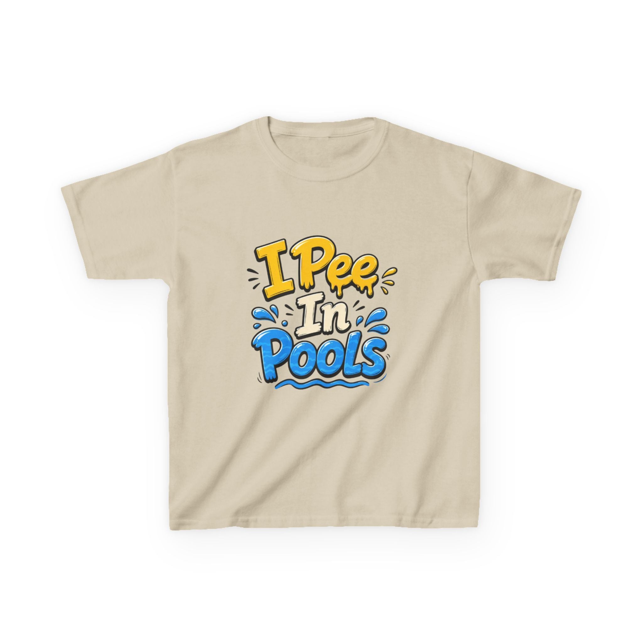 Kids Tee — "I Pee In Pools" Funny Summer Swim Shirt