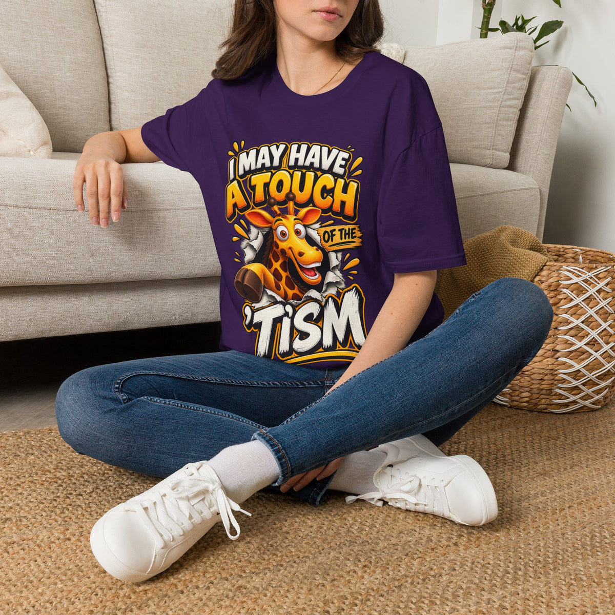 I May Have A Touch Of The Giraffe-Graphic Adult T-Shirt