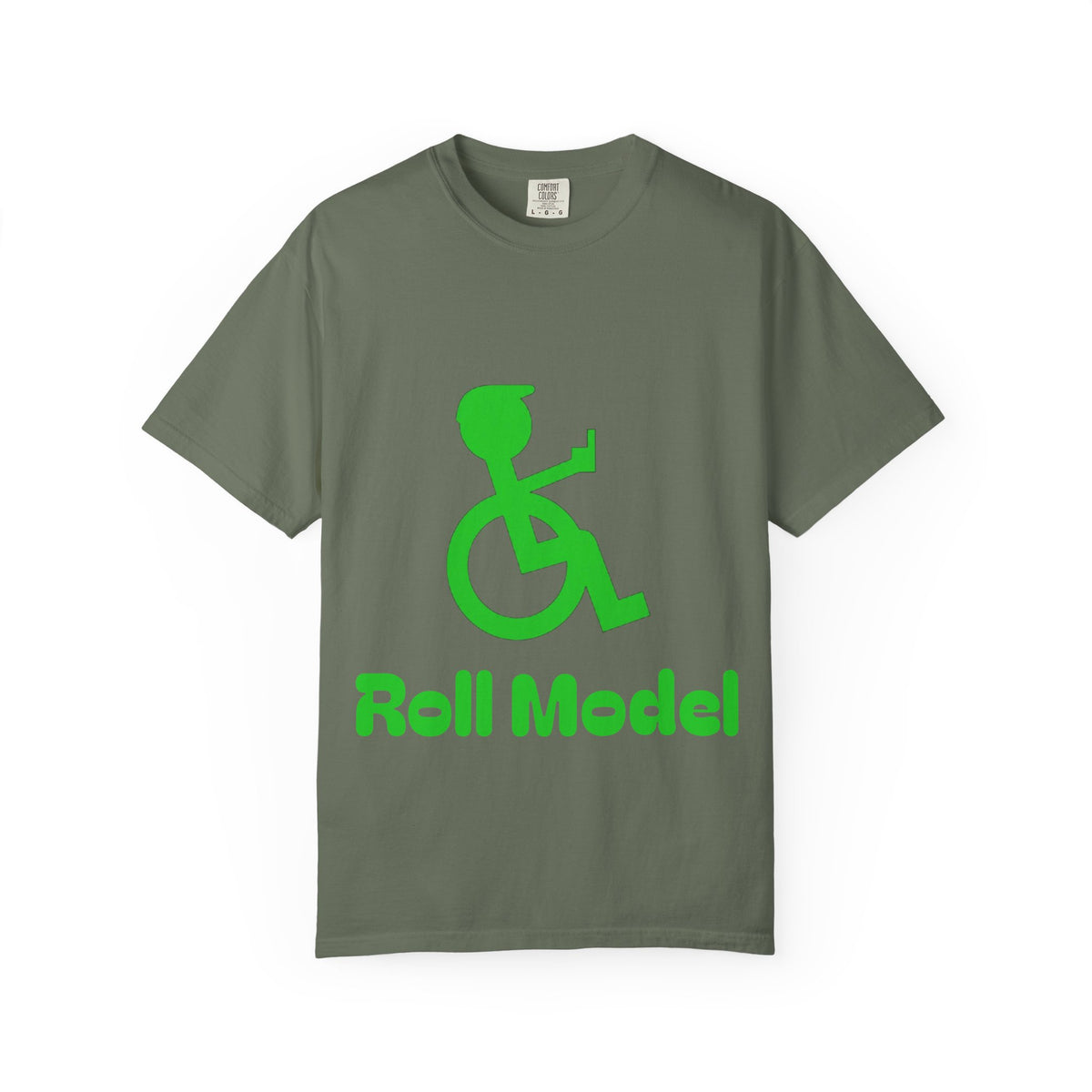 Roll Model Wheelchair Adult T-Shirt — Inclusive Disability Pride Tee