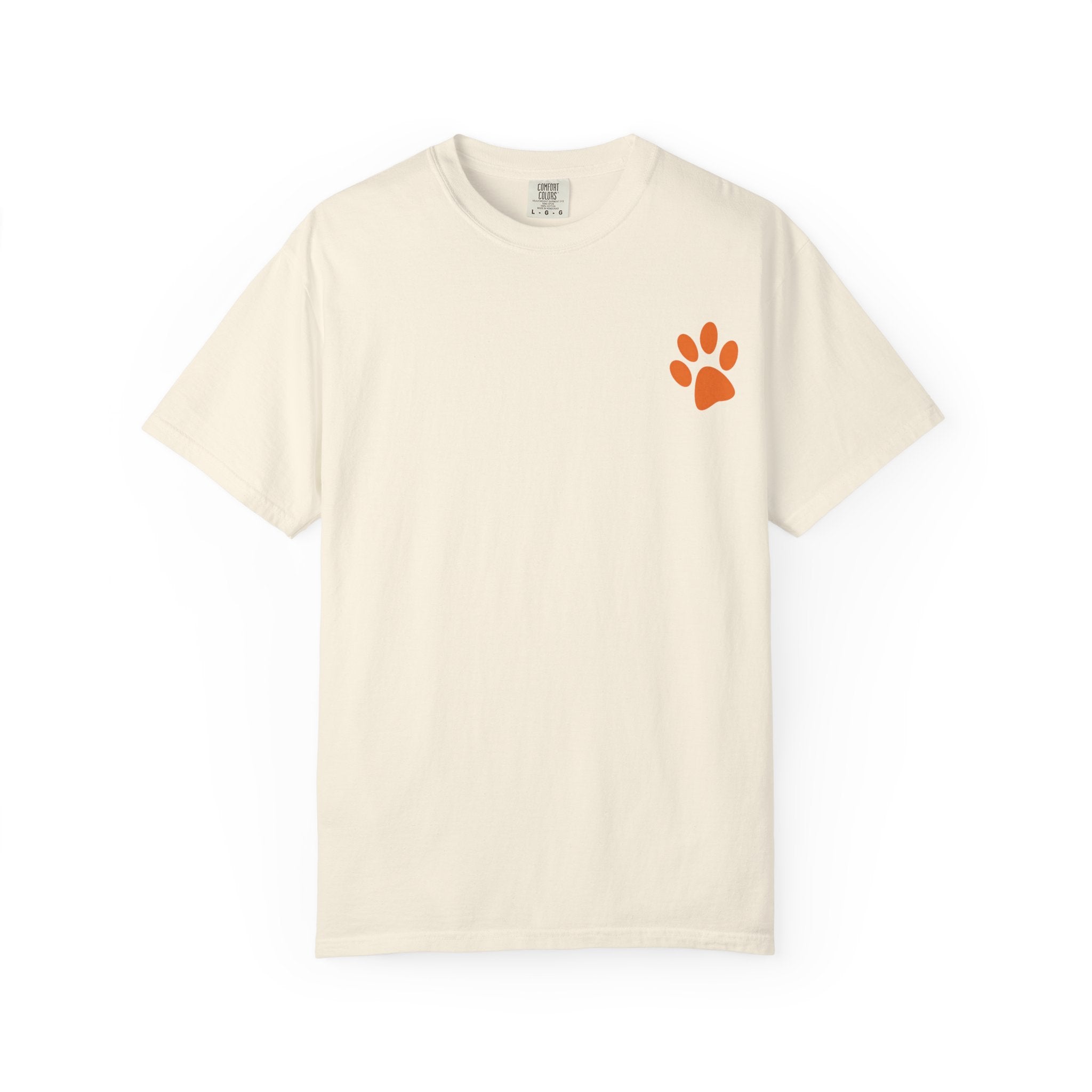 Bad Hair Day Puppy Adult T-Shirt | Paw Print Graphic