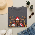 Stag Party Adult T-Shirt — Funny Beer-Drinking Deer Graphic Tee for Bachelor Parties