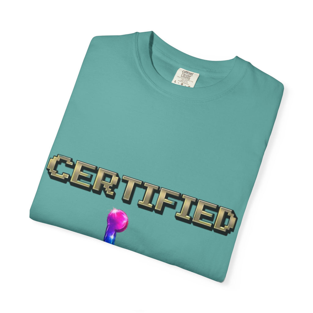 Certified Stunt Man T-Shirt — Rainbow Wheelchair Adult Tee