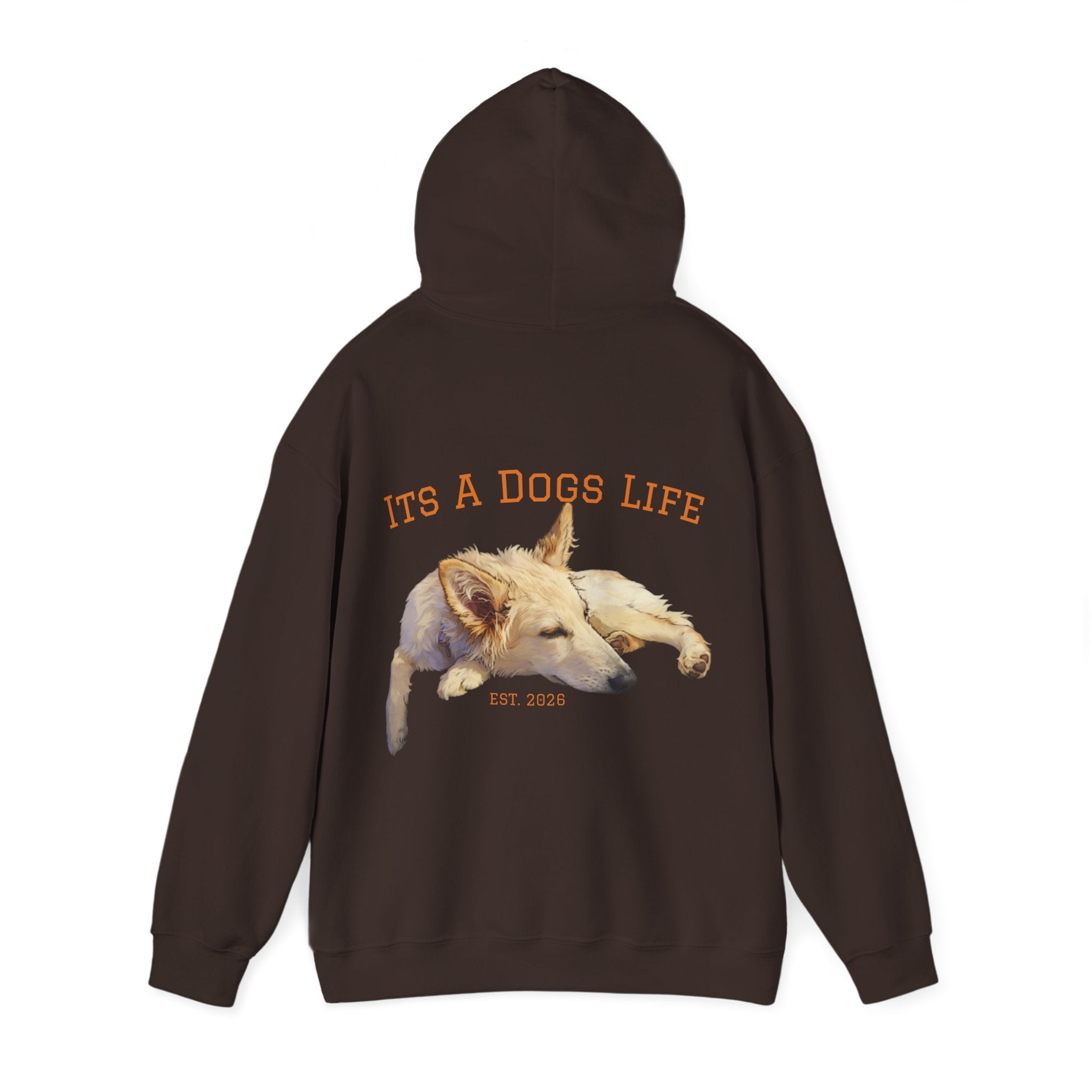 Sleeping Dog Illustration Adult Hoodie | "It's a Dog's Life" Graphic Hoodie