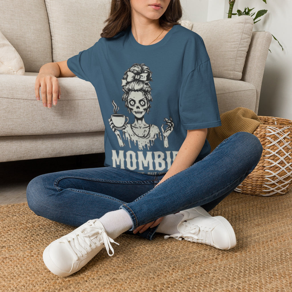 Mombie Adult T-Shirt — Cute Spooky Mom Graphic Tee ("Mommy")