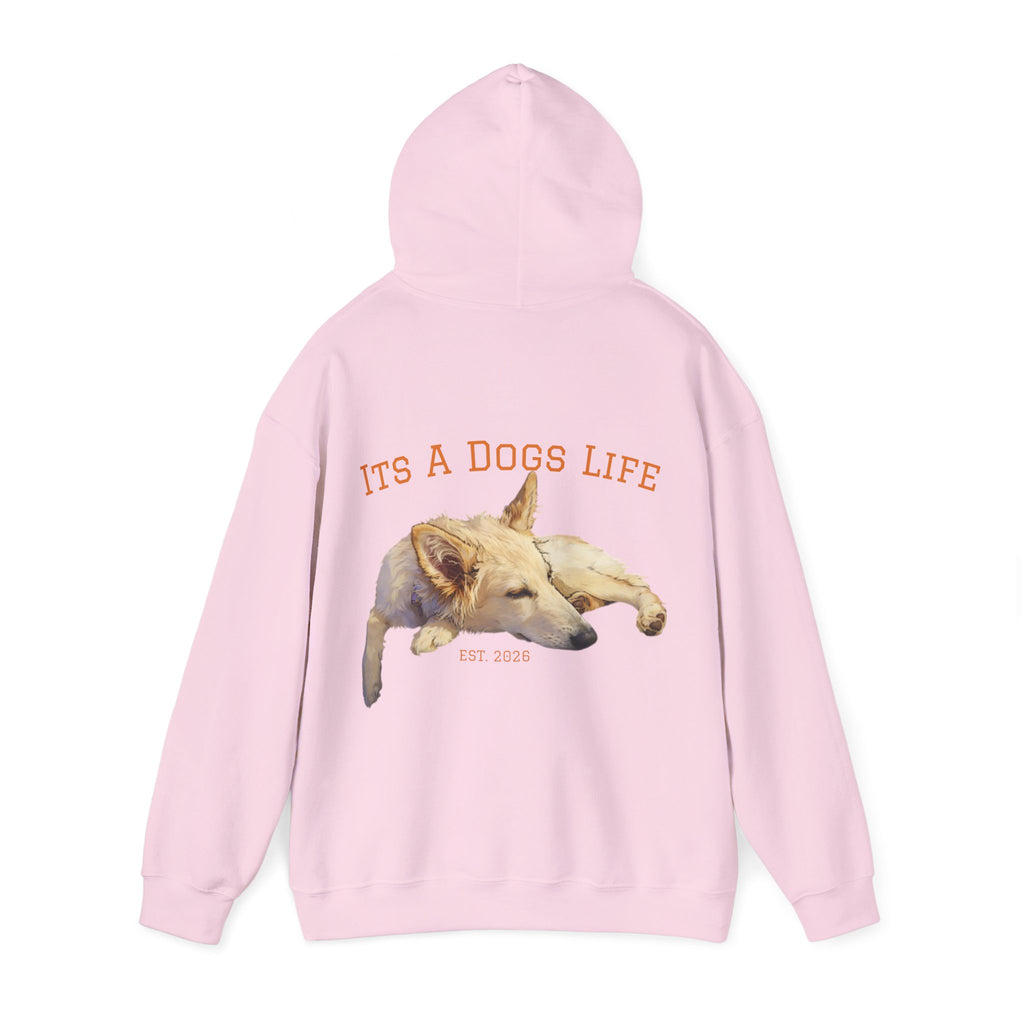 Sleeping Dog Illustration Adult Hoodie | "It's a Dog's Life" Graphic Hoodie