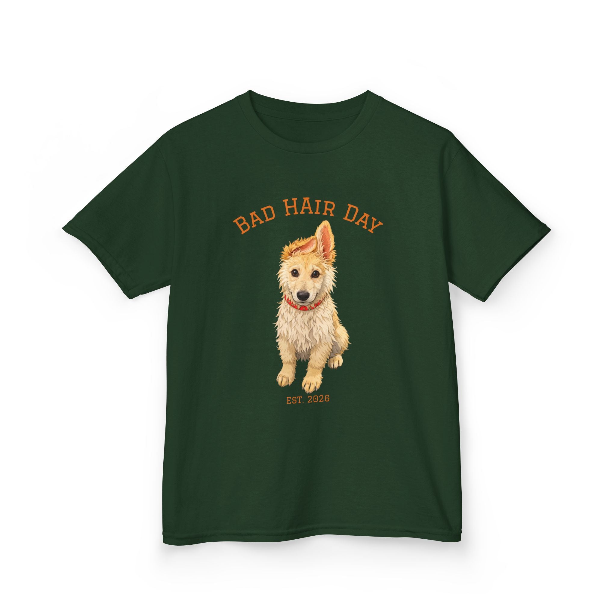Bad Hair Day Puppy Tee | Tyra Illustration Kids T-Shirt