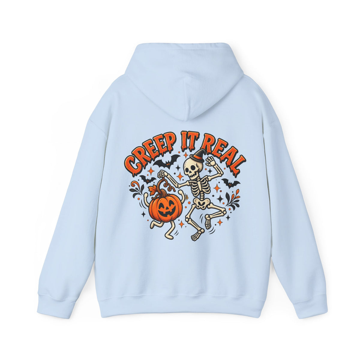 Halloween Skeleton 'Creep It Real' Adult Hoodie