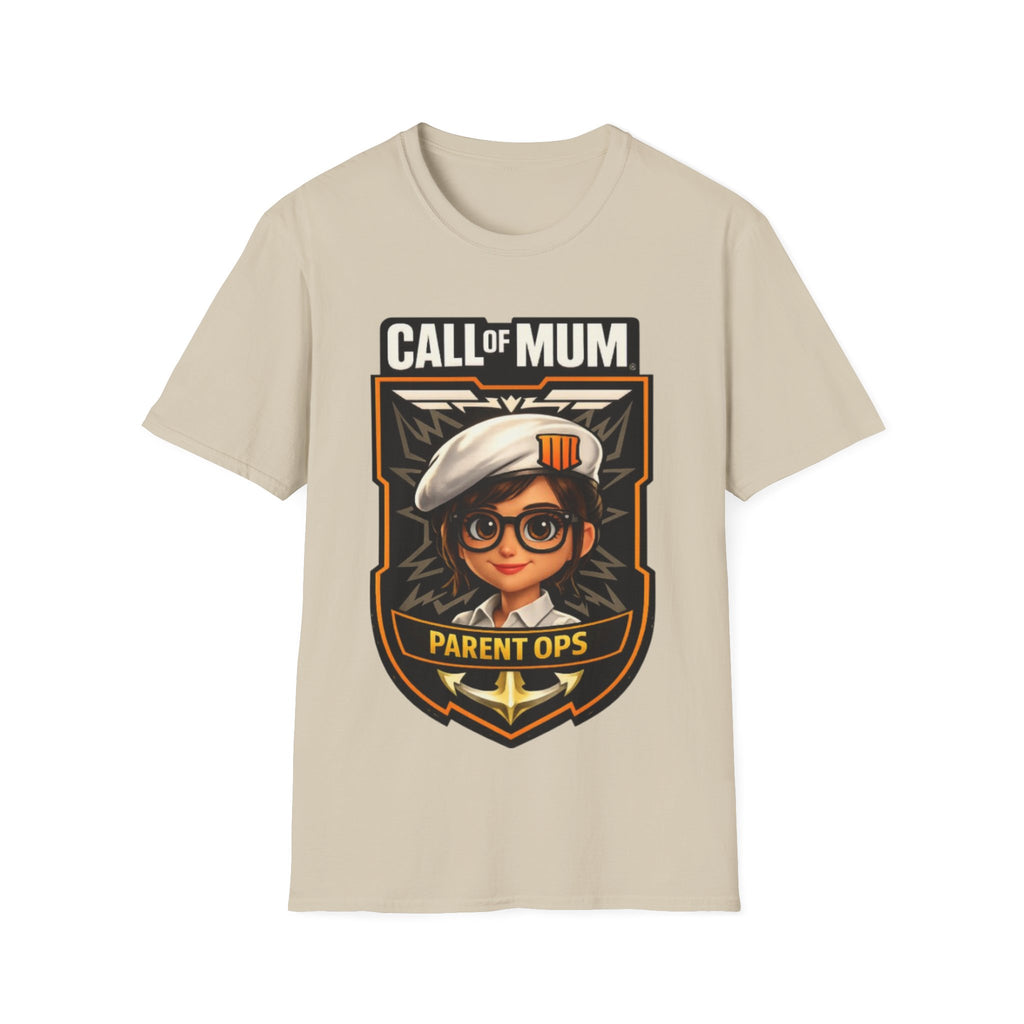 Call of Mum Adult T-Shirt — Gamer Mom "Parent Ops" Graphic Tee