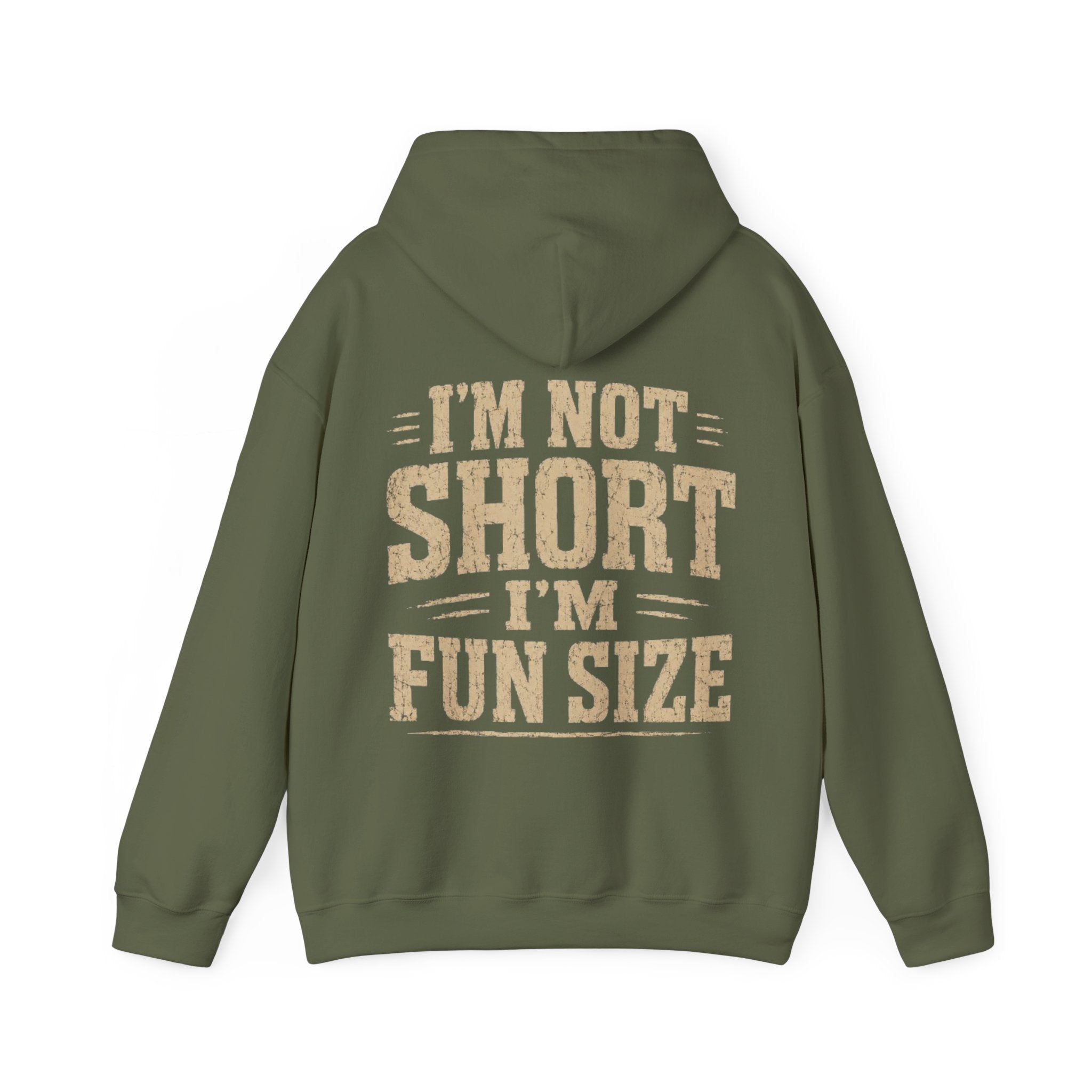 Adult Hoodie — “I’m Not Short I’m Fun Size” Funny Graphic Pullover