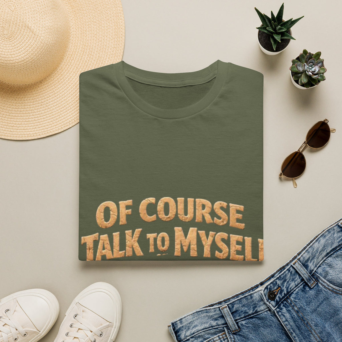 Adult T-Shirt — "Of Course I Talk to Myself, Sometimes I Need Expert Advice" Funny Graphic Tee