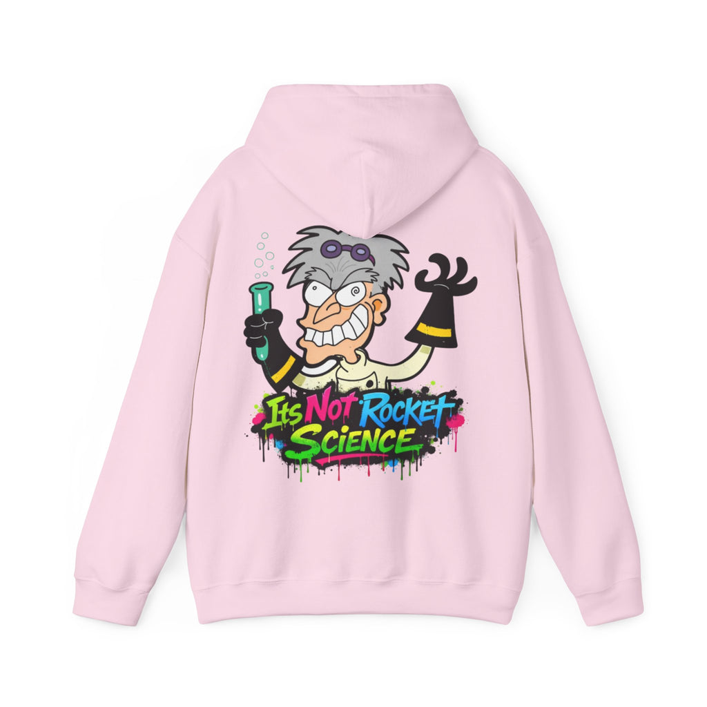 Mad Scientist Adult Hoodie — "It's Not Rocket Science" Graphic Pullover