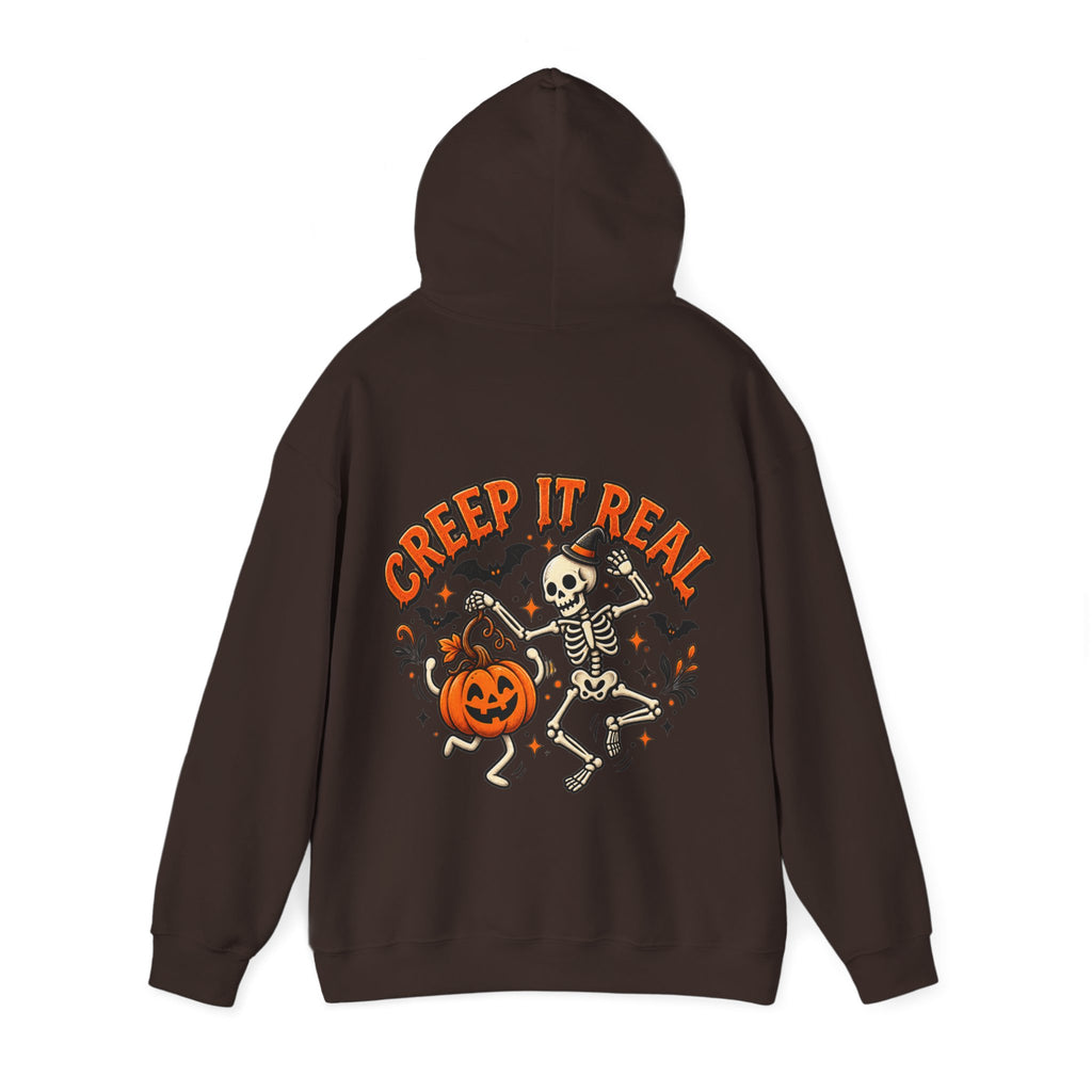 Halloween Skeleton 'Creep It Real' Adult Hoodie