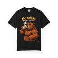 Adult T-Shirt — "No Talkie Before Coffee" Bear Graphic