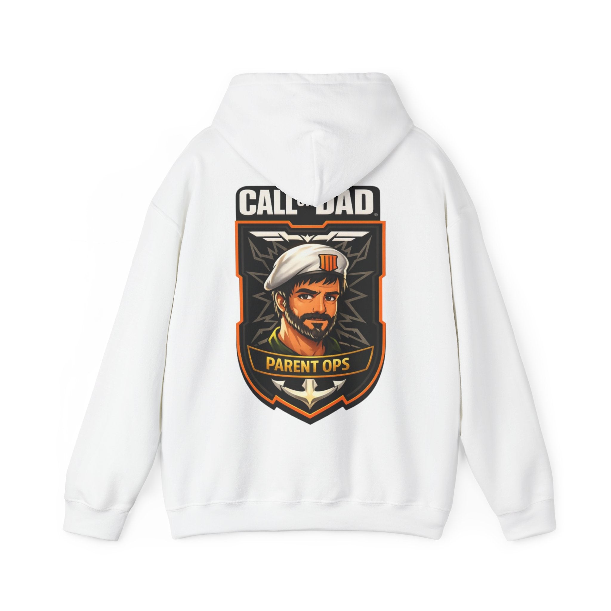 Adult Hoodie - "Call of Dad: Parent Ops" Tactical Gamer Hooded Sweatshirt