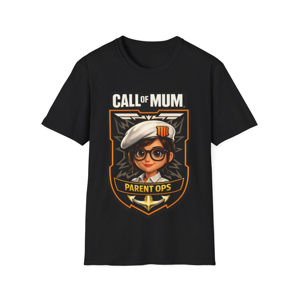Call of Mum Adult T-Shirt — Gamer Mom "Parent Ops" Graphic Tee