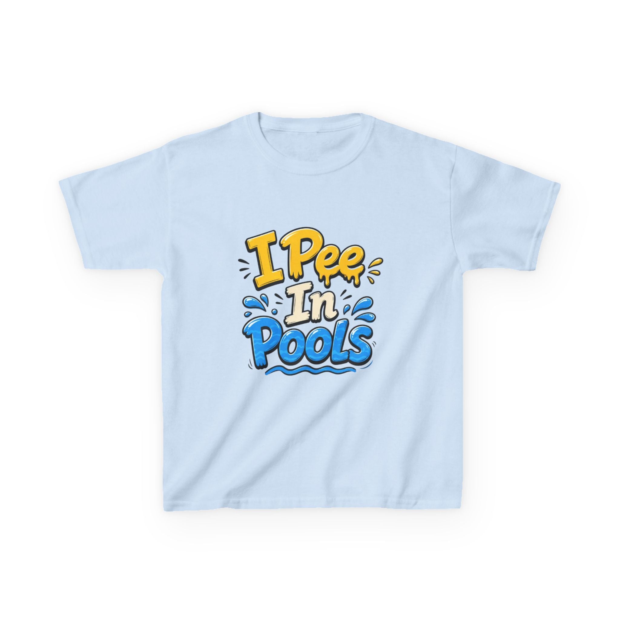 Kids Tee — "I Pee In Pools" Funny Summer Swim Shirt
