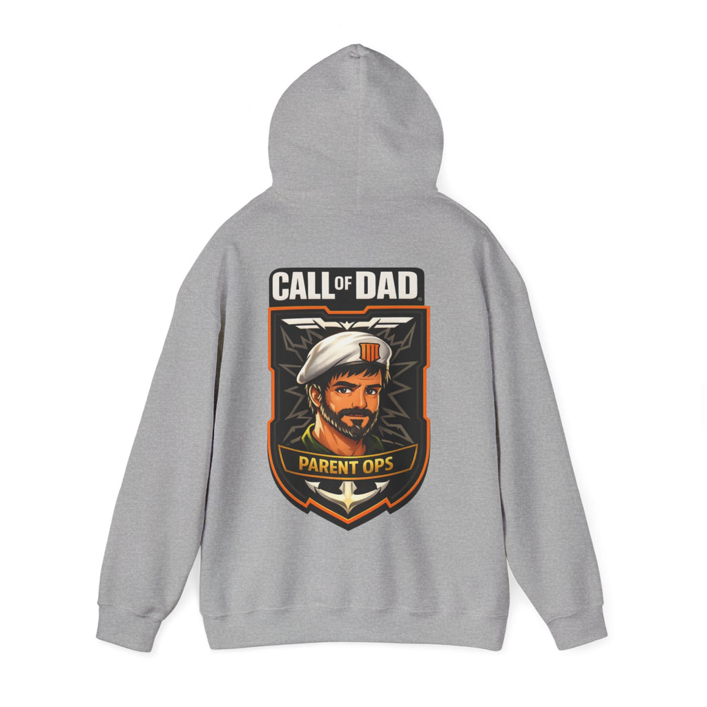 Adult Hoodie - "Call of Dad: Parent Ops" Tactical Gamer Hooded Sweatshirt