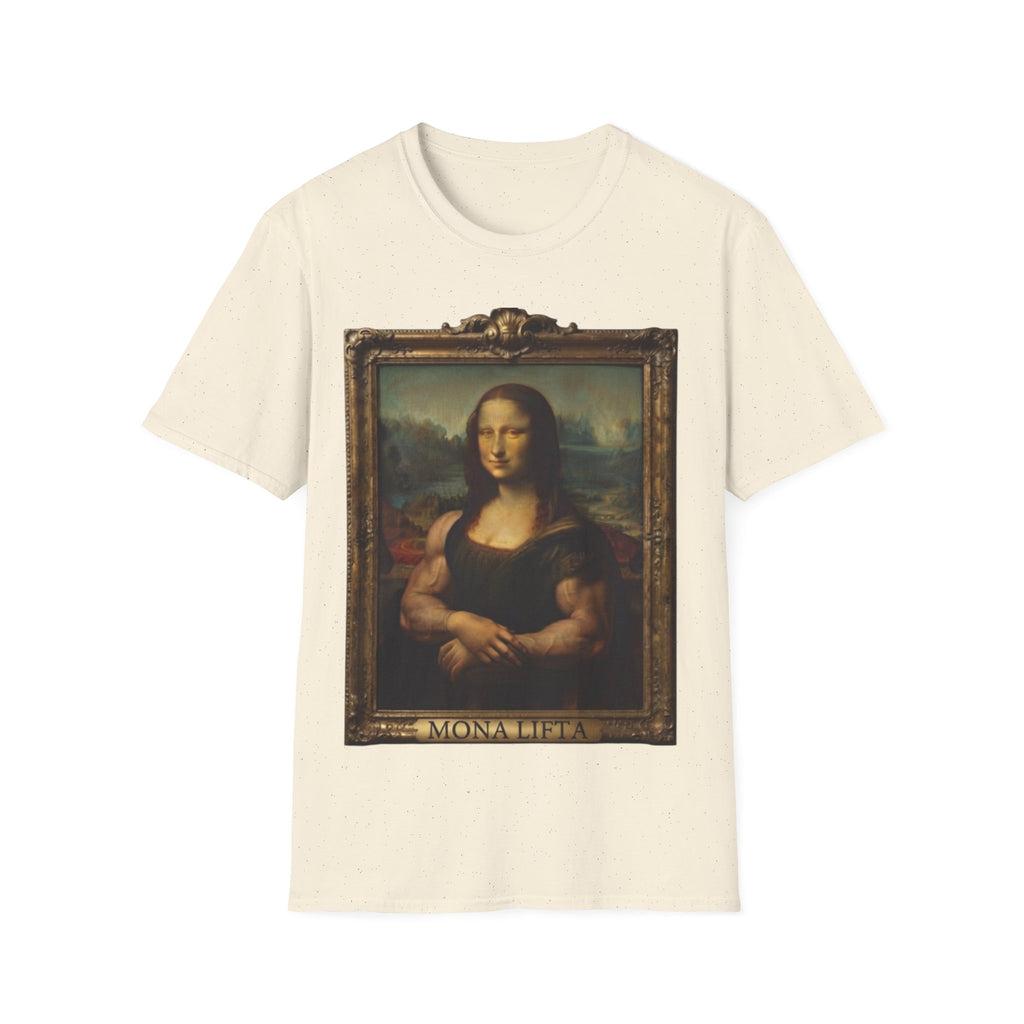 Mona Lisa Portrait Adult T-Shirt — Classic Renaissance Art Tee