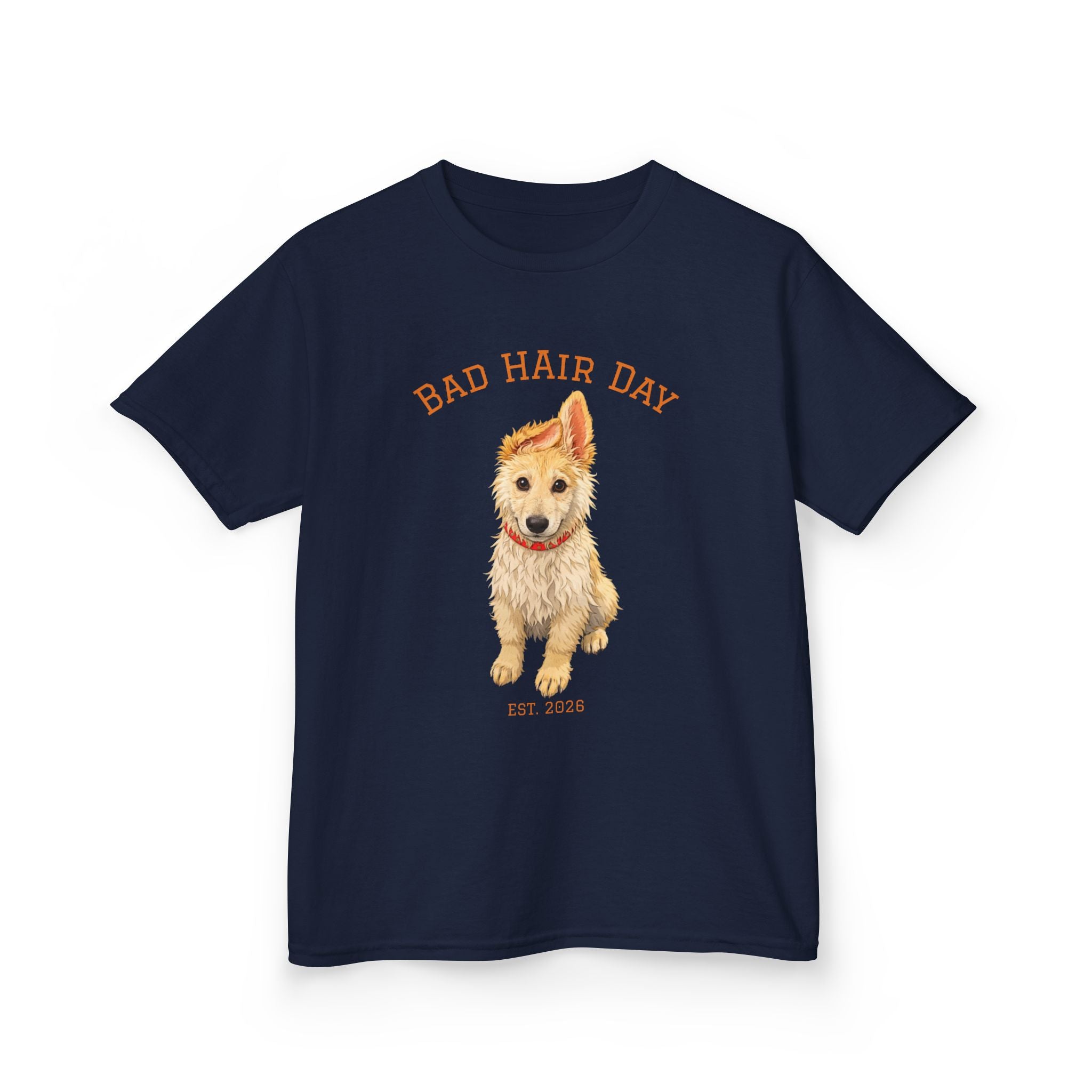 Bad Hair Day Puppy Tee | Tyra Illustration Kids T-Shirt