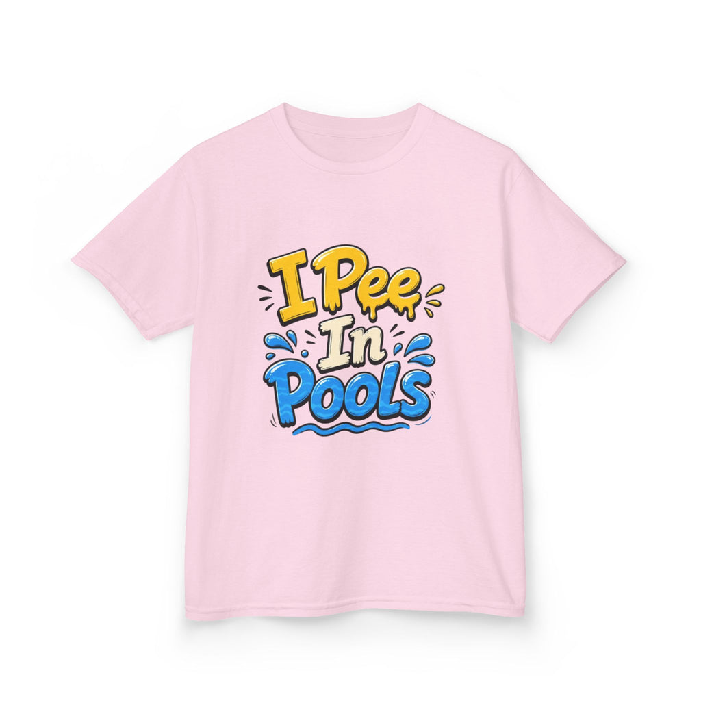 Kids Tee — "I Pee In Pools" Funny Summer Swim Shirt