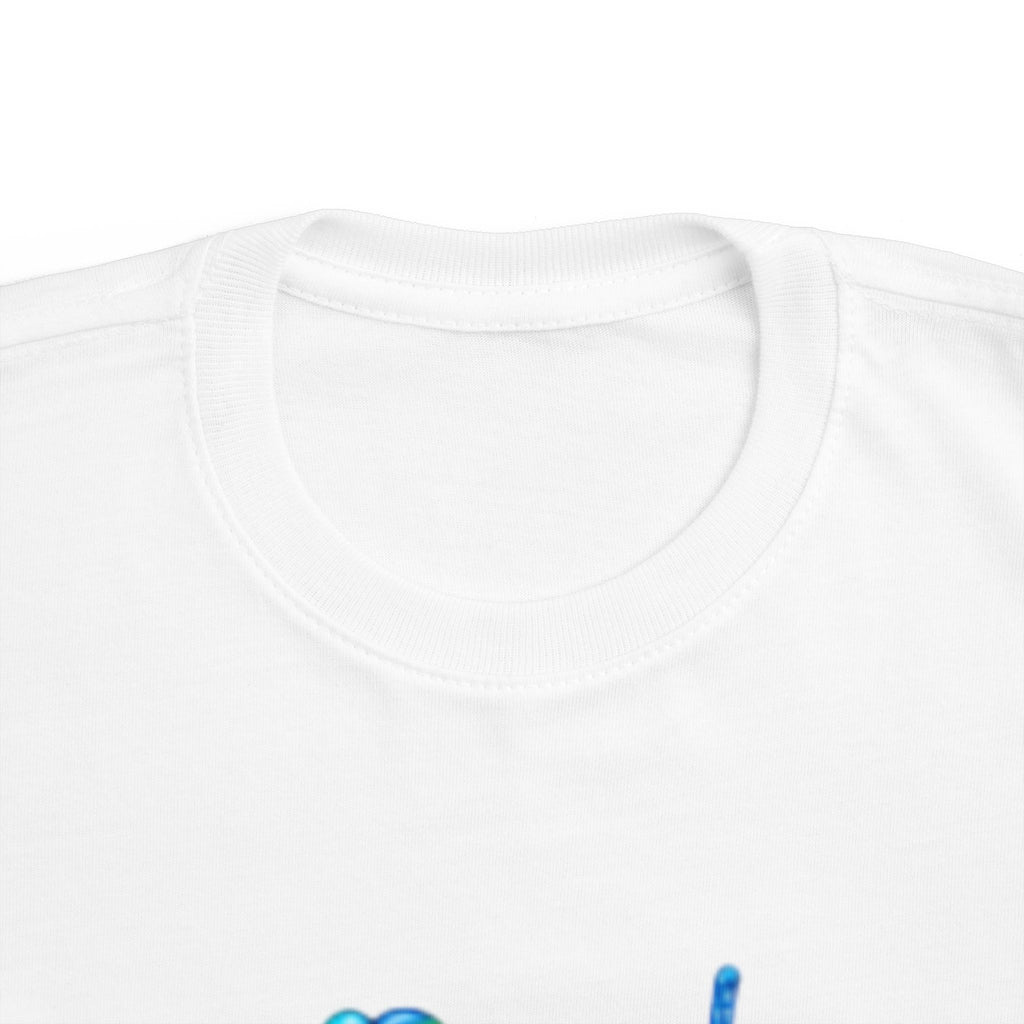 Rainbow Balloon Dog Be Kind Toddler Tee | Kids Positive Message Shirt