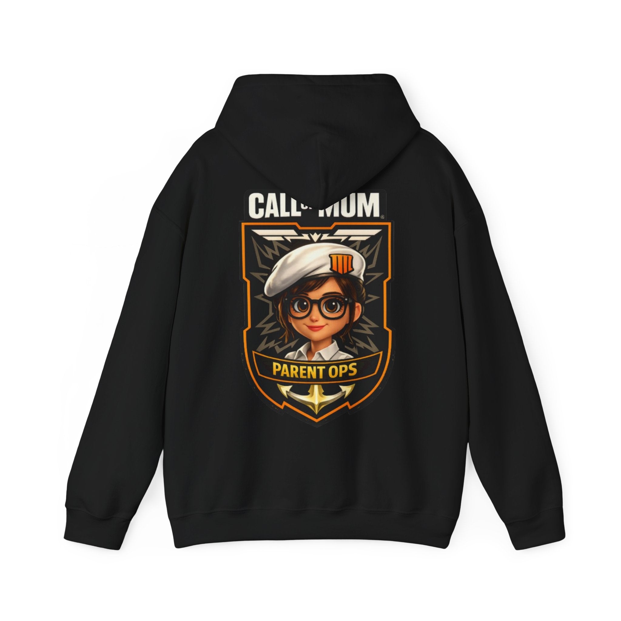 Adult Hoodie - "Call Mom" Parent Ops Gaming Mom Graphic Hoodie