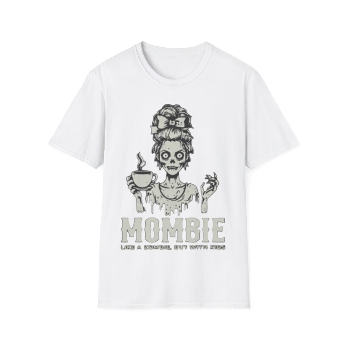 Mombie Adult T-Shirt — Cute Spooky Mom Graphic Tee ("Mommy")
