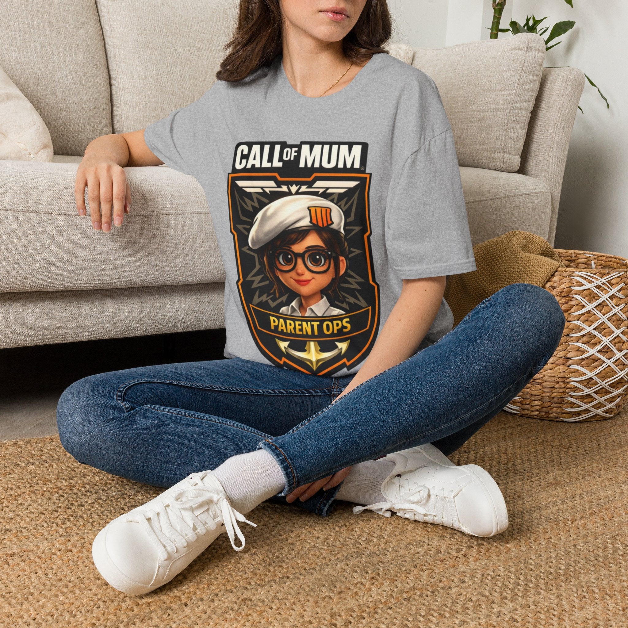 Call of Mum Adult T-Shirt — Gamer Mom "Parent Ops" Graphic Tee