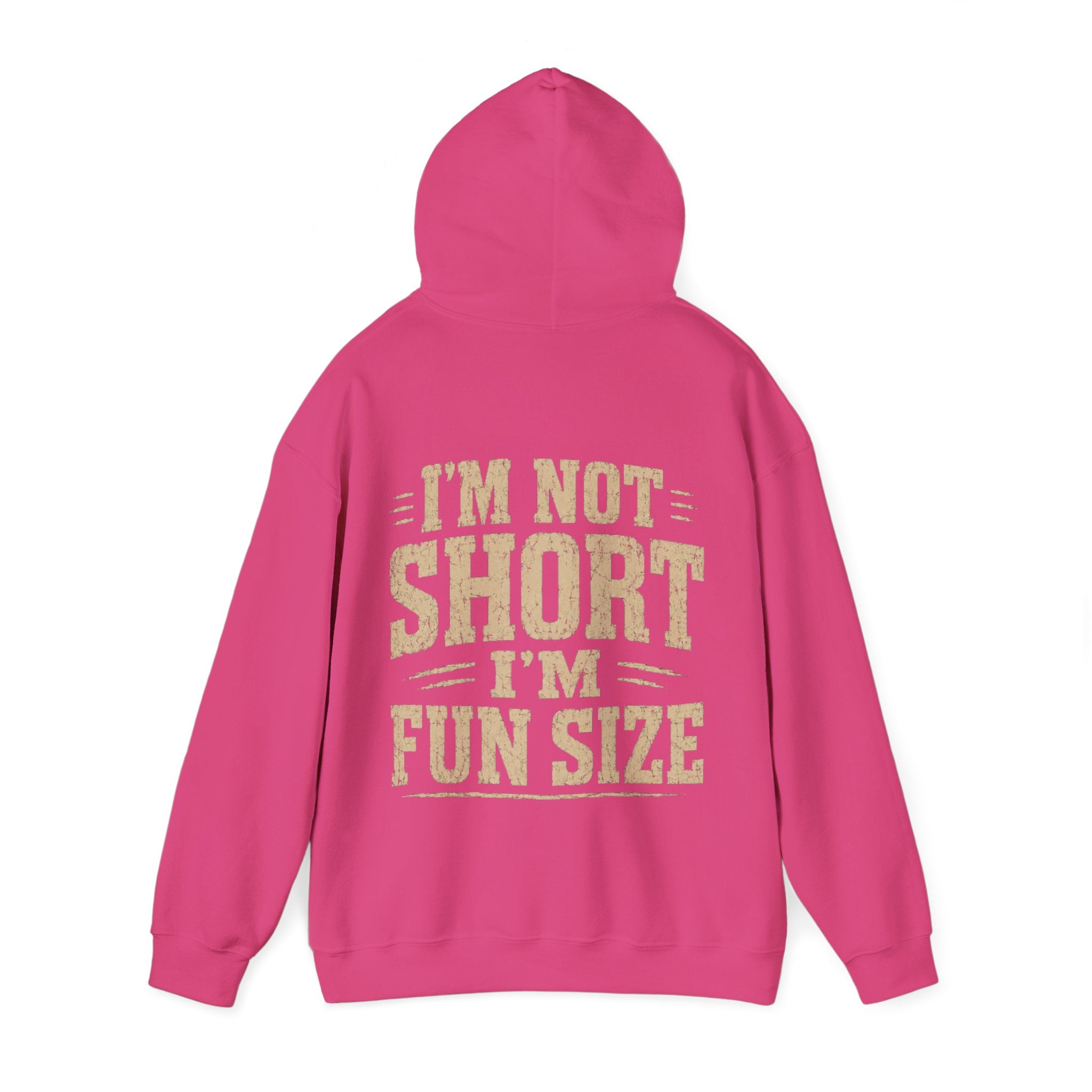 Adult Hoodie — “I’m Not Short I’m Fun Size” Funny Graphic Pullover