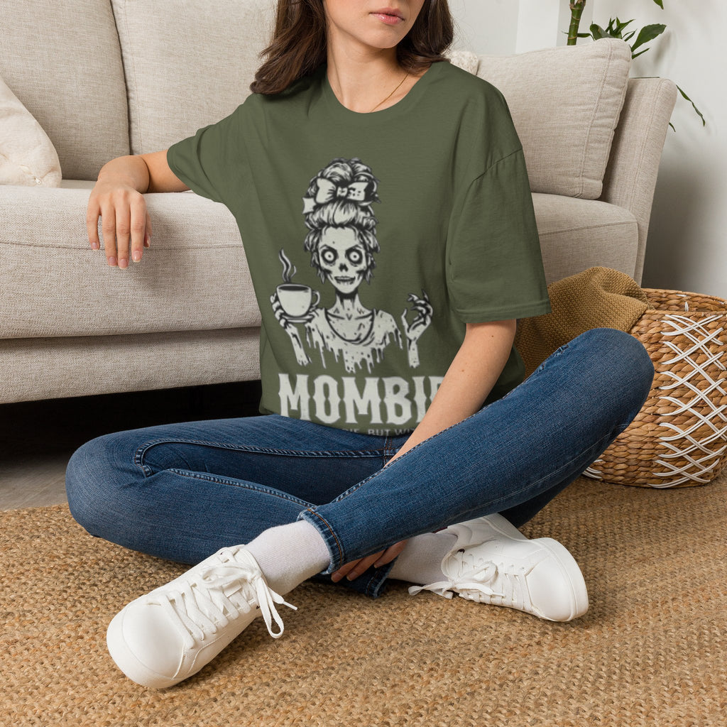 Mombie Adult T-Shirt — Cute Spooky Mom Graphic Tee ("Mommy")