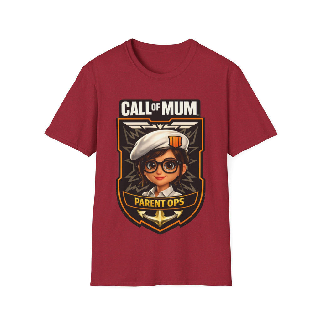 Call of Mum Adult T-Shirt — Gamer Mom "Parent Ops" Graphic Tee