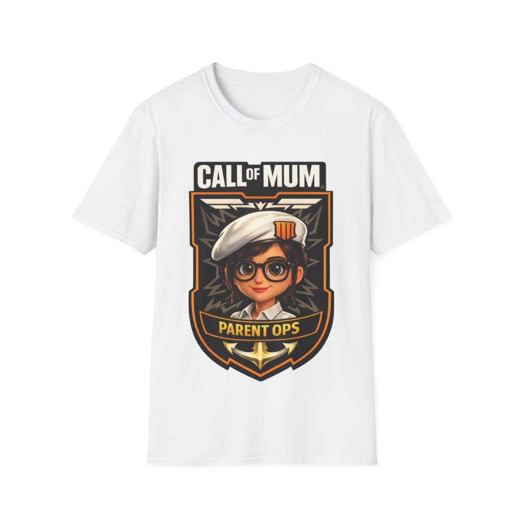 Call of Mum Adult T-Shirt — Gamer Mom "Parent Ops" Graphic Tee