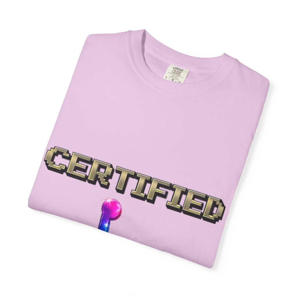 Certified Stunt Man T-Shirt — Rainbow Wheelchair Adult Tee