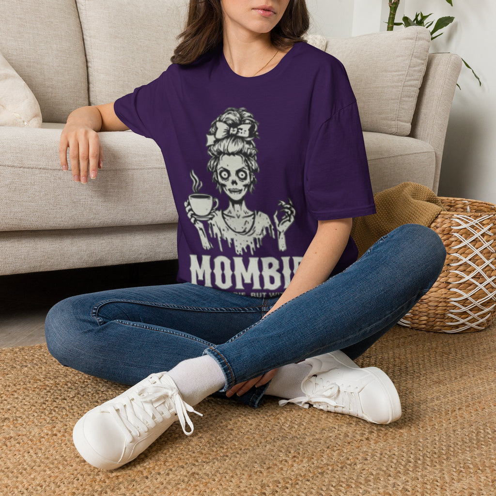 Mombie Adult T-Shirt — Cute Spooky Mom Graphic Tee ("Mommy")