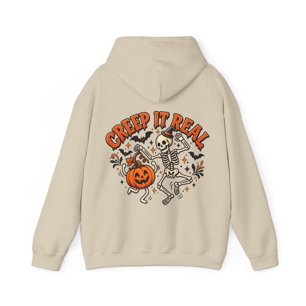 Halloween Skeleton 'Creep It Real' Adult Hoodie