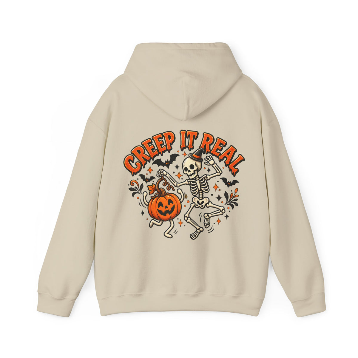 Halloween Skeleton 'Creep It Real' Adult Hoodie