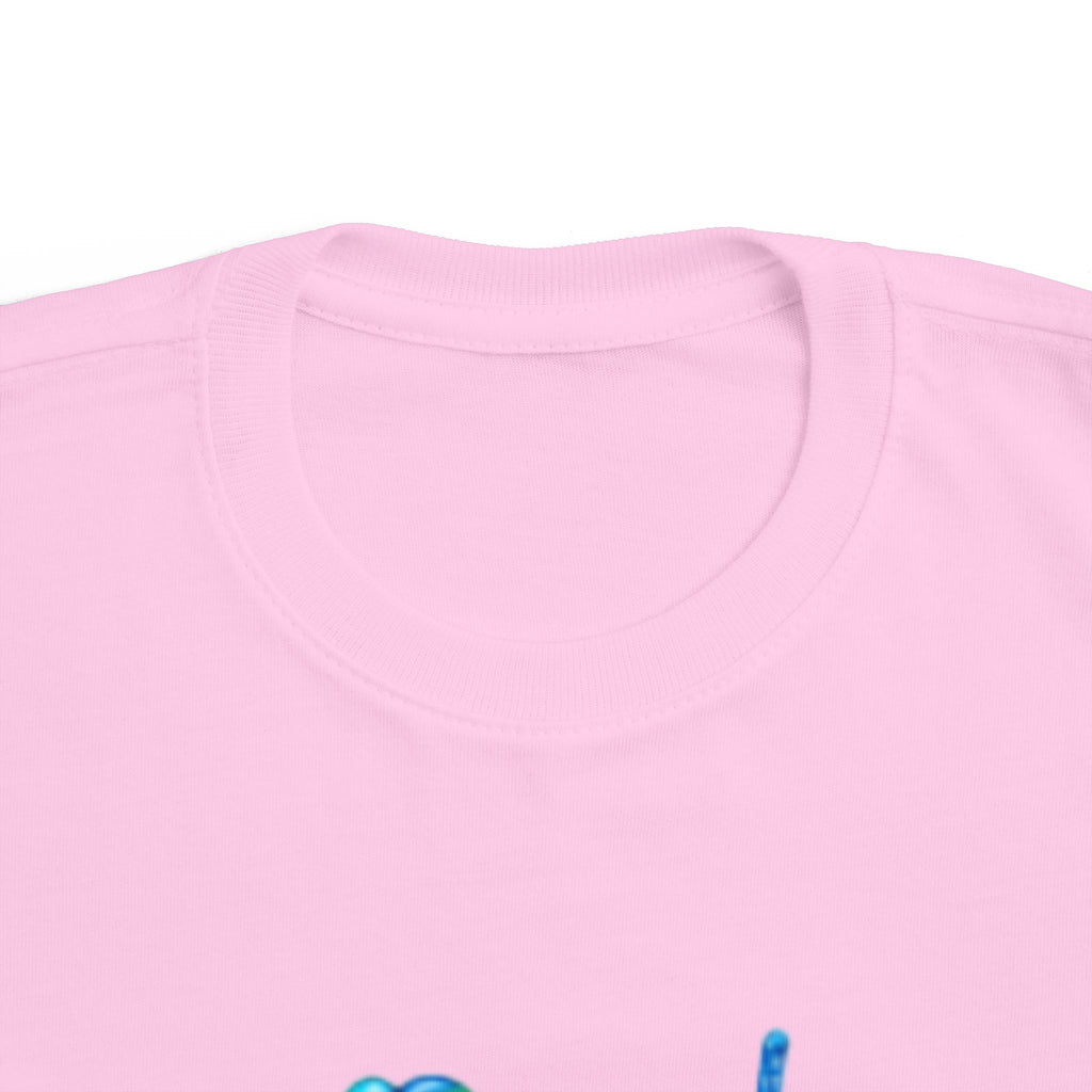 Rainbow Balloon Dog Be Kind Toddler Tee | Kids Positive Message Shirt