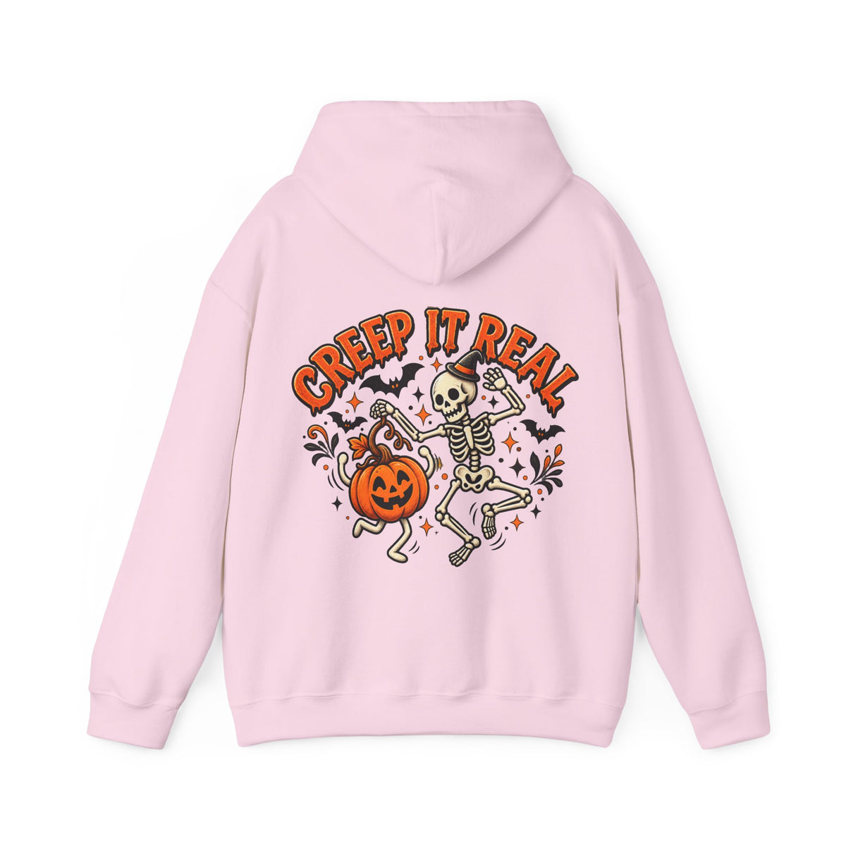 Halloween Skeleton 'Creep It Real' Adult Hoodie