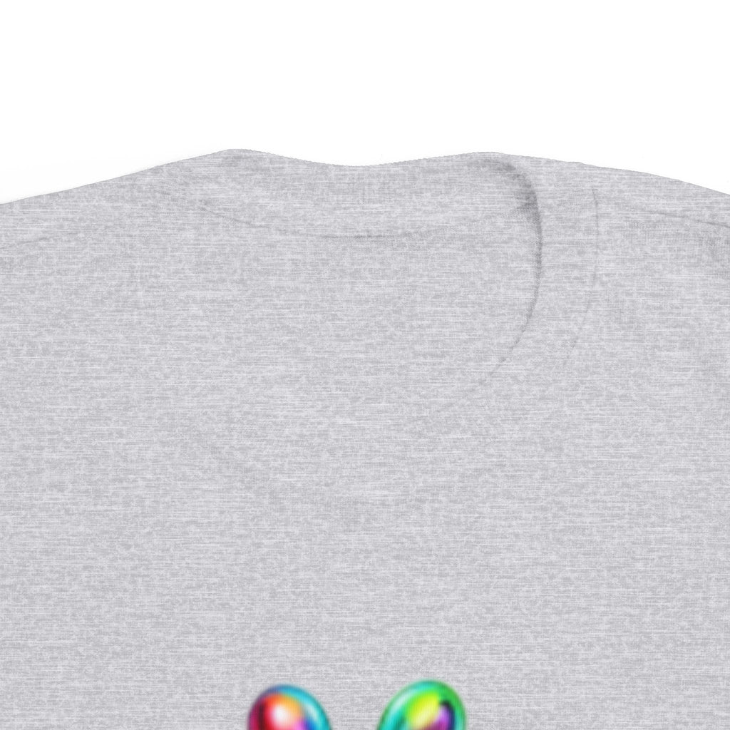 Rainbow Bubble Frog BE KIND Toddler Tee | Kids Positive Message Shirt