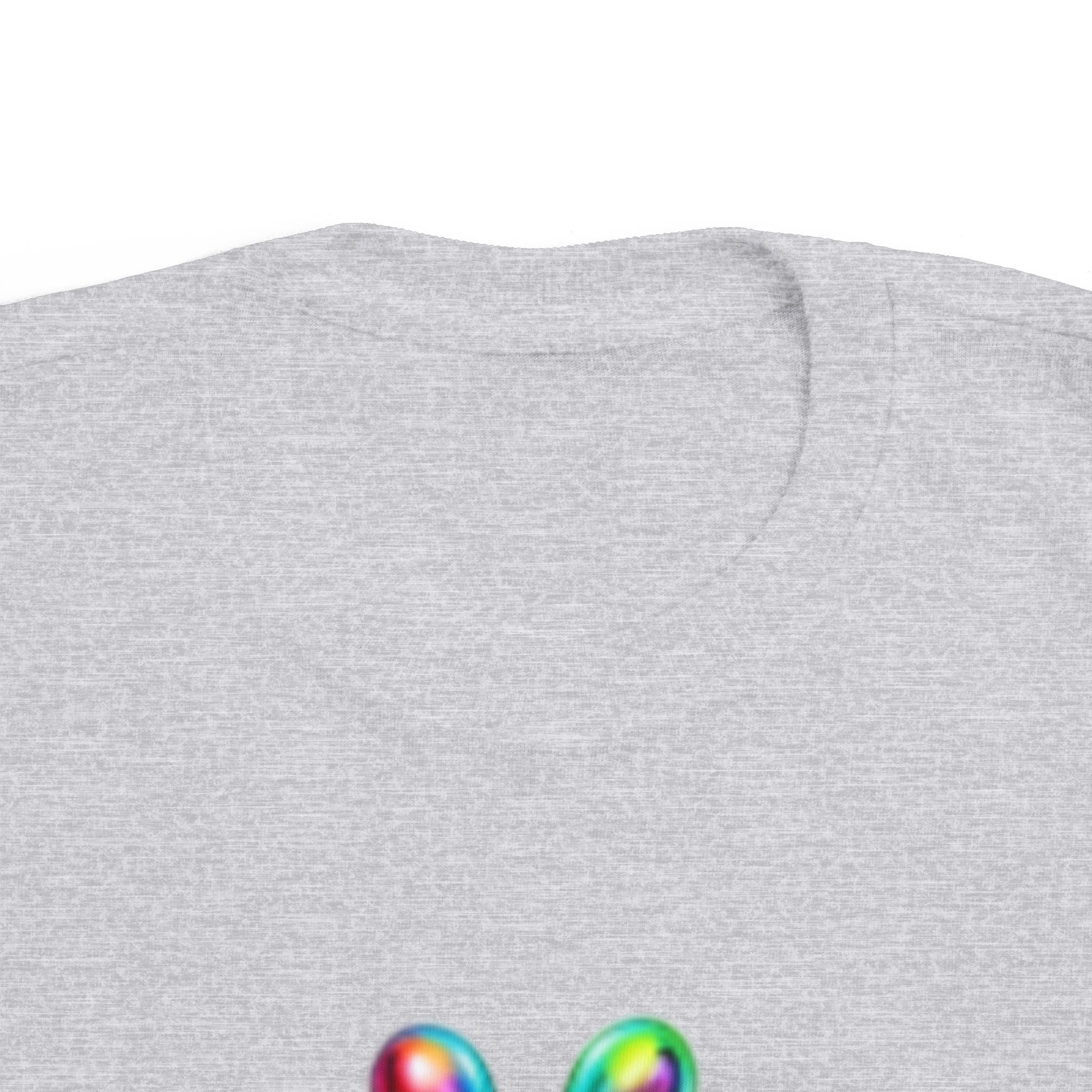 Rainbow Bubble Frog BE KIND Toddler Tee | Kids Positive Message Shirt