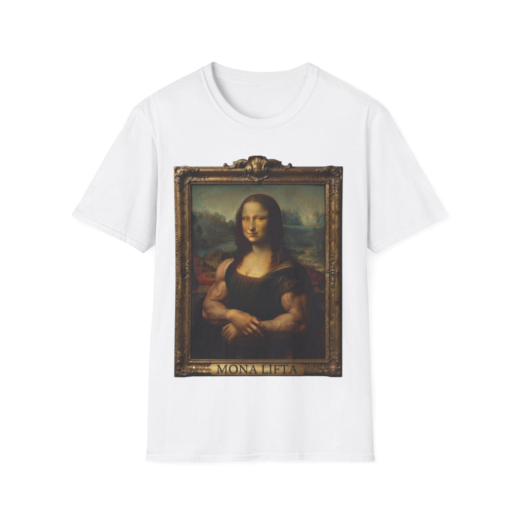 Mona Lisa Portrait Adult T-Shirt — Classic Renaissance Art Tee