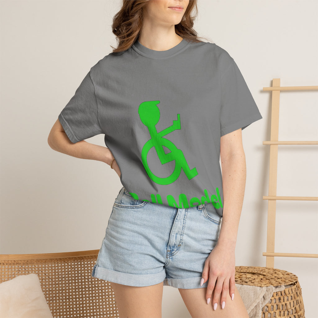 Roll Model Wheelchair Adult T-Shirt — Inclusive Disability Pride Tee