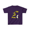 Kids Tee — Cute 'I'm Free' Banana Cartoon Shirt for Children